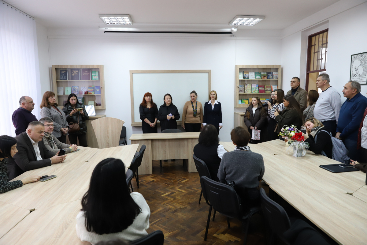 Фото з відкриття аудиторії