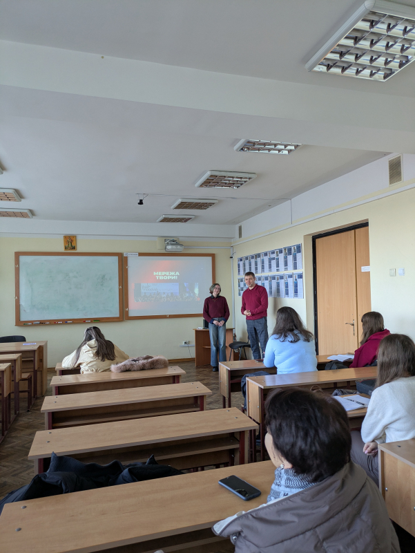 Фото із зустрічі на кафедрі СКІД