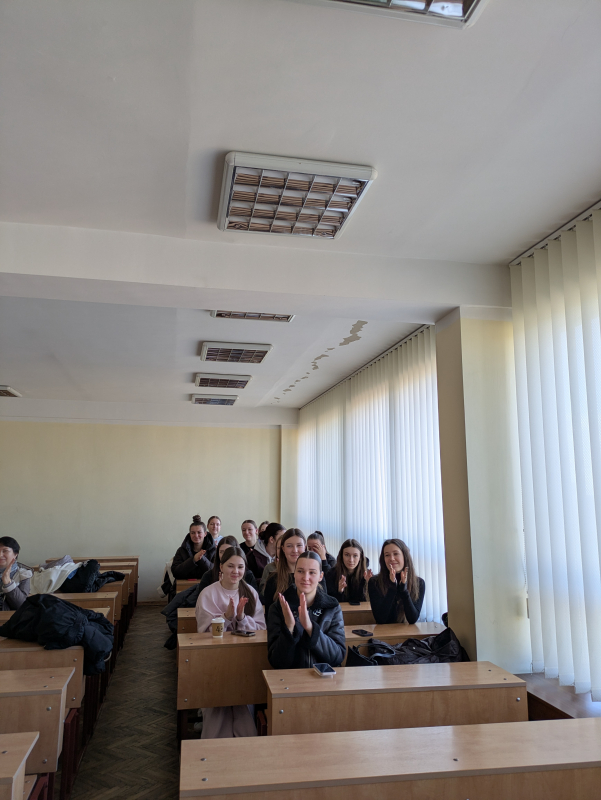 Фото із зустрічі на кафедрі СКІД