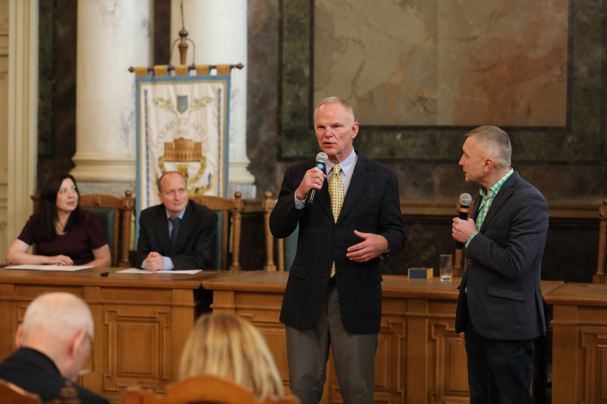 Фото із заходу у Львівській політехніці