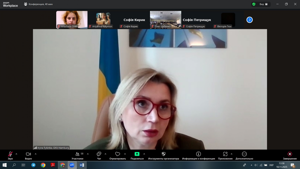 Скріншот з онлайн-зустрічі