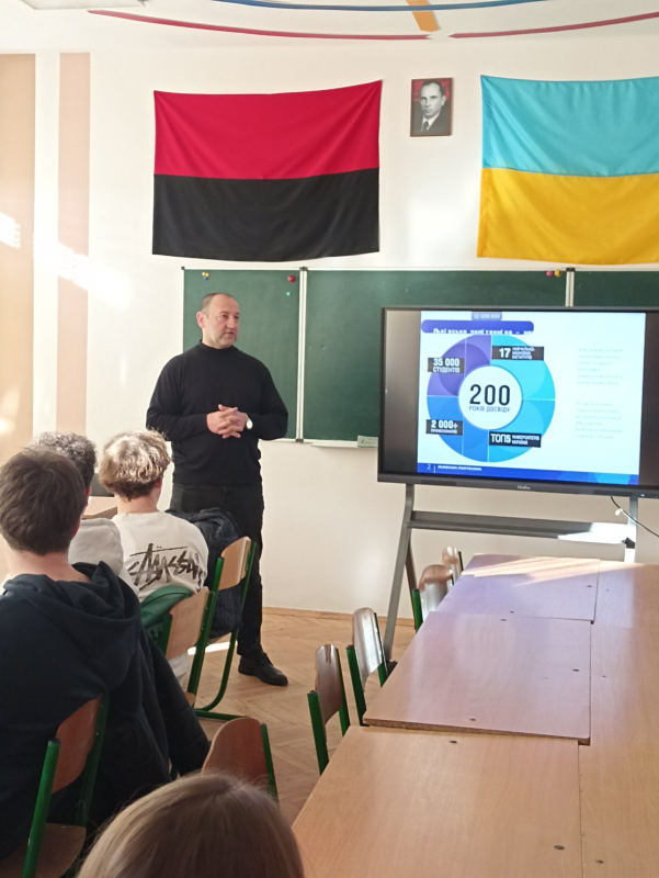 Фото з Днів Політехніки в школі