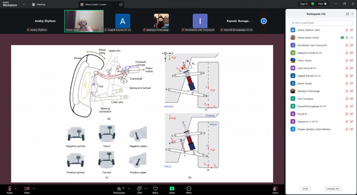 Скріншот з онлайн-лекції