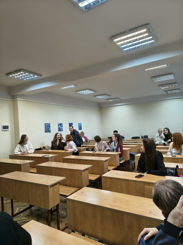 Фото із зустрічі на кафедрі СКІД