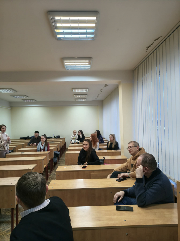 Фото із зустрічі на кафедрі СКІД