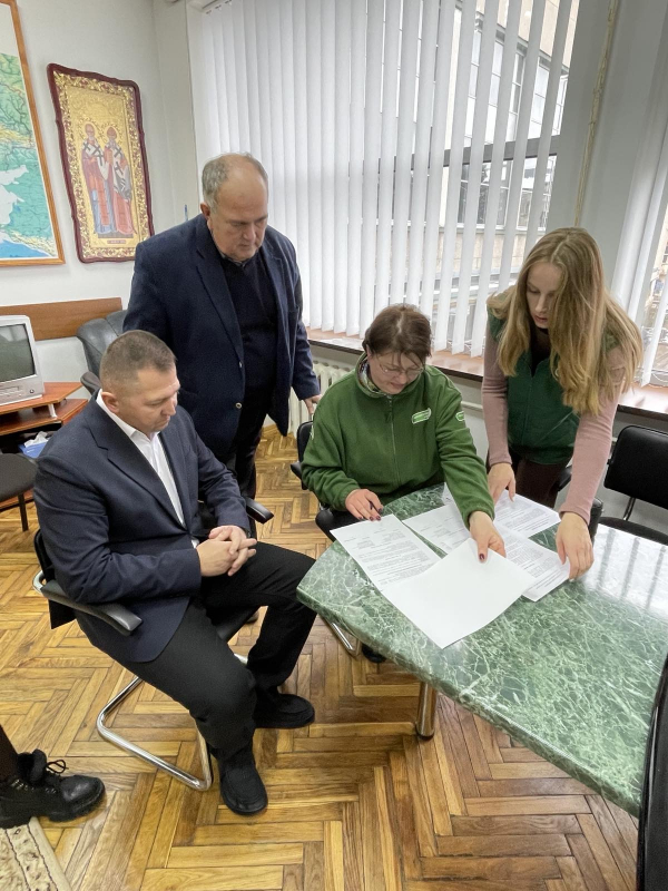 Фото з підписання меморандуму про співпрацю