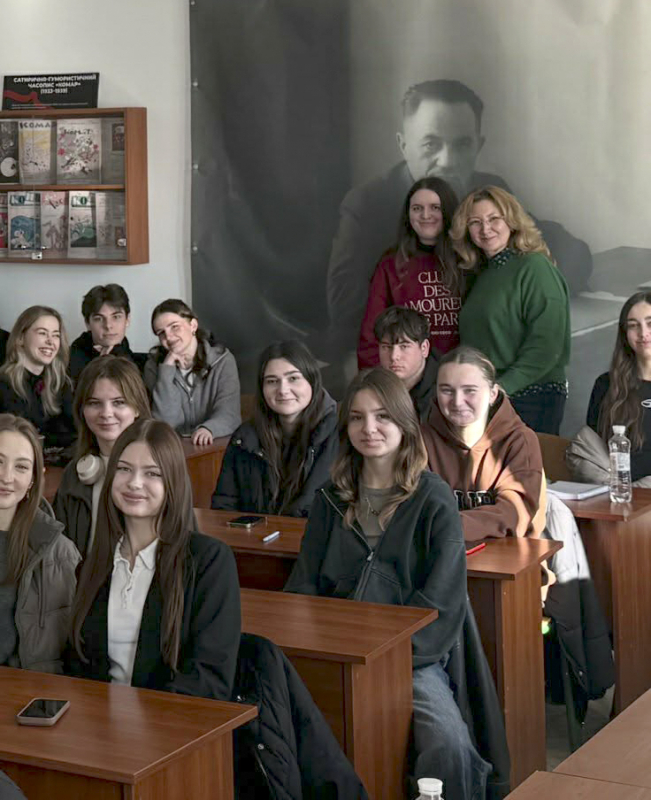 Фото із зустрічі на кафедрі МІКС