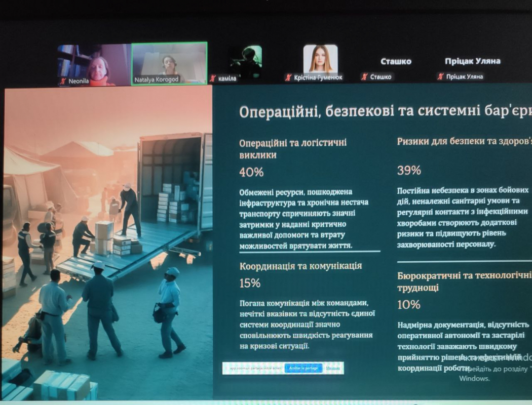 Скріншот з онлайн-лекції