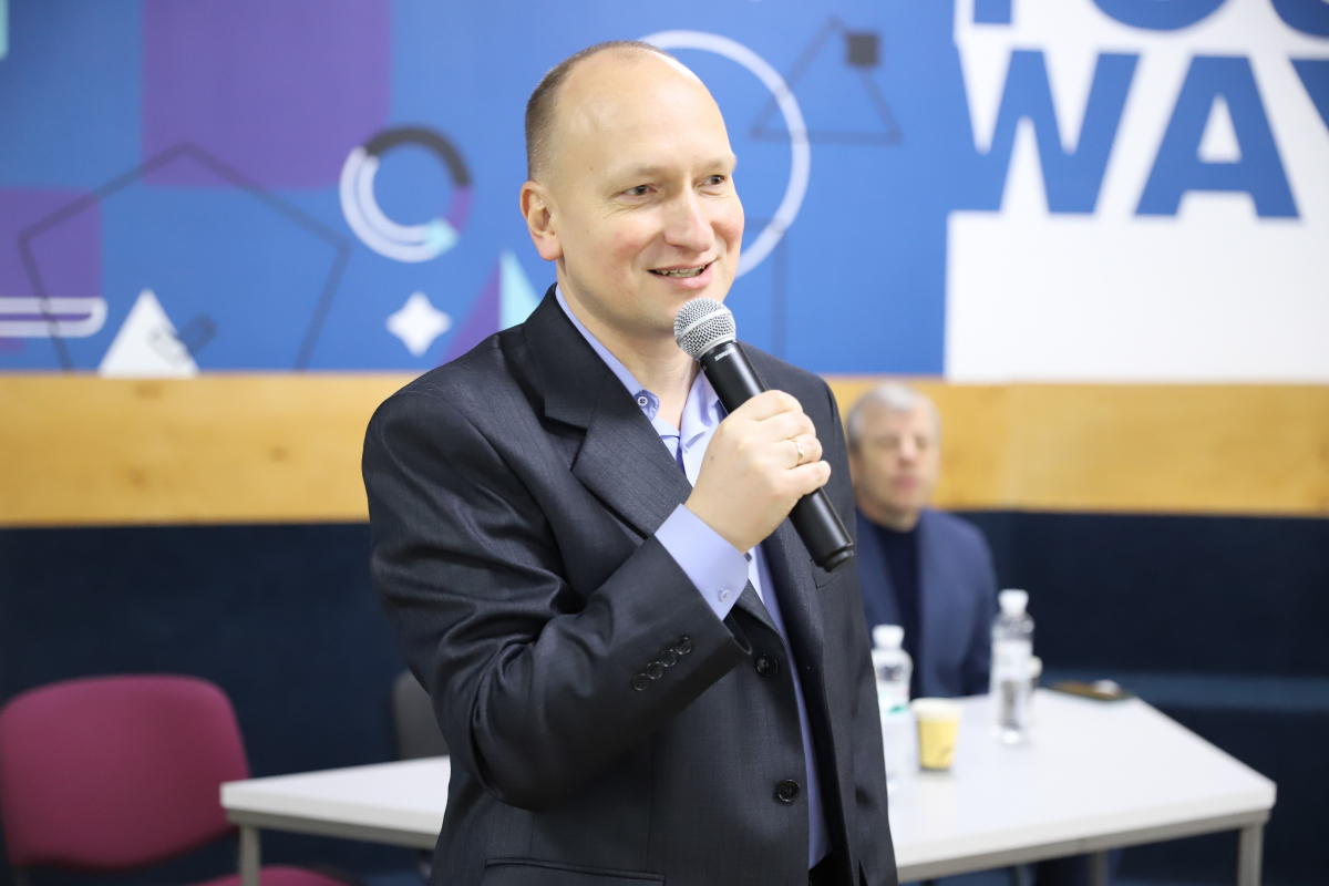 Фото із зустрічі у Львівській політехніці