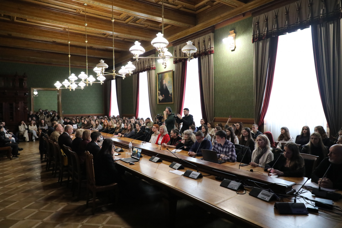 Фото із заходу у Львівській політехніці