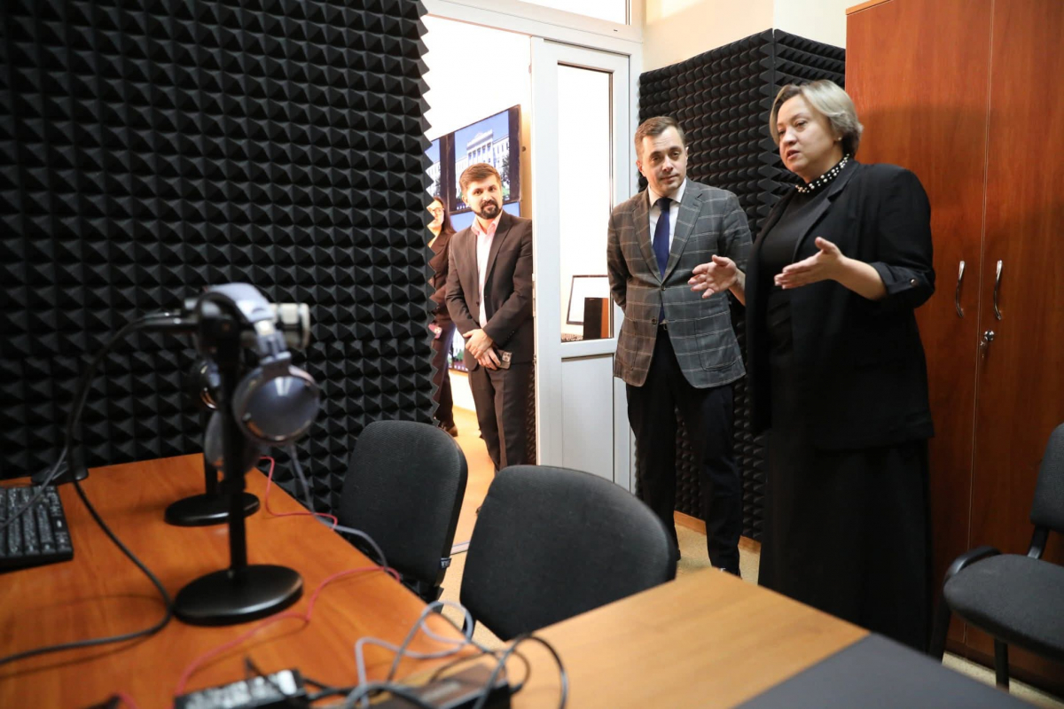 Фото з відвідин кафедри