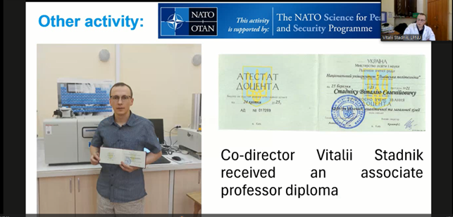 Скріншот з онлайн-заходу проєкту