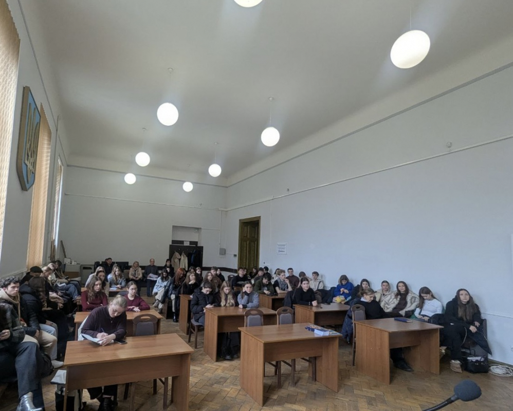 Фото із зустрічі у Львівській політехніці