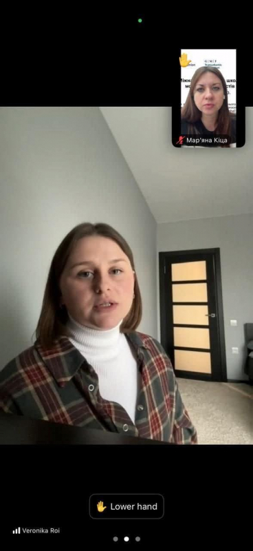 Скріншот з онлайн-школи