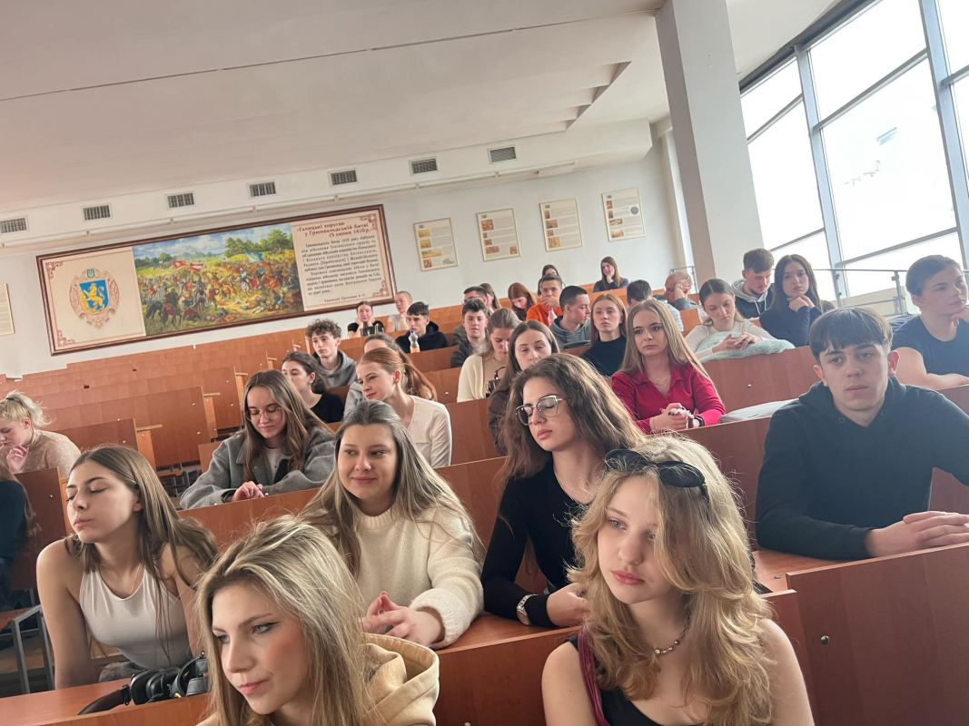 Фото із зустрічі у Львівській політехніці