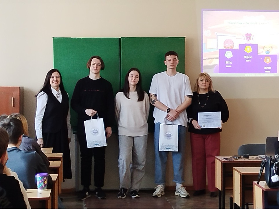 Фото із зустрічі на кафедрі ПЕЕТ