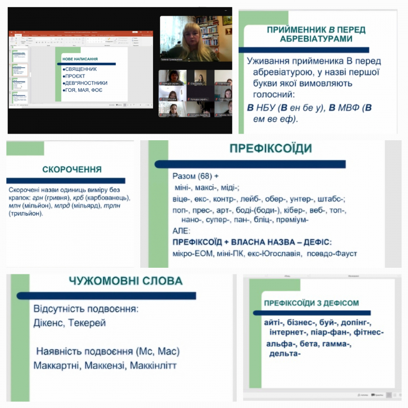 Скріншот з онлайн-заходу