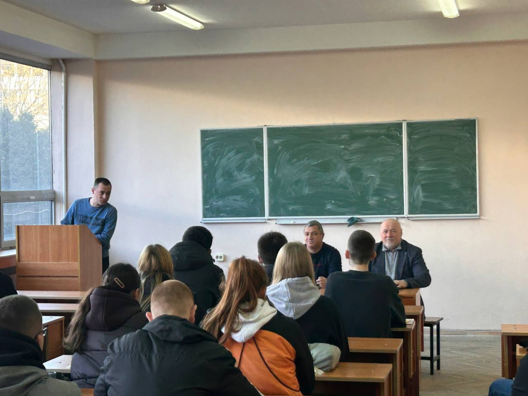 Фото із зустрічі у Львівській політехніці