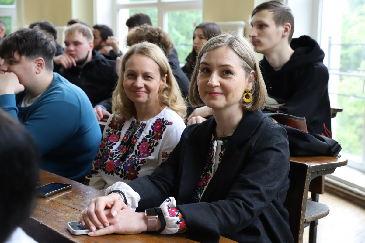 Фото із зустрічі у Львівській політехніці