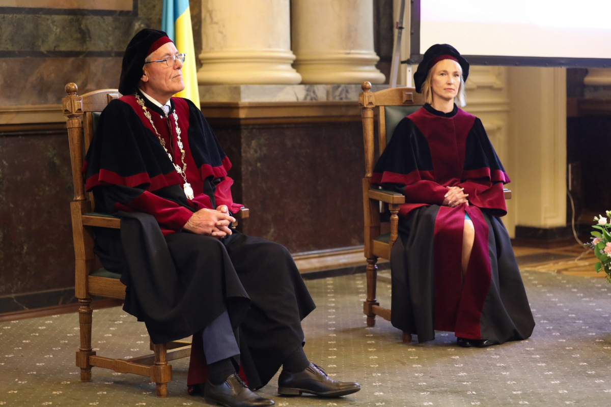 Фото з інавгурації ректорки Львівської політехніки