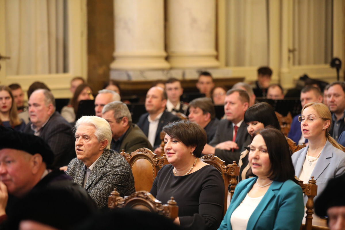 Фото з інавгурації ректорки Львівської політехніки