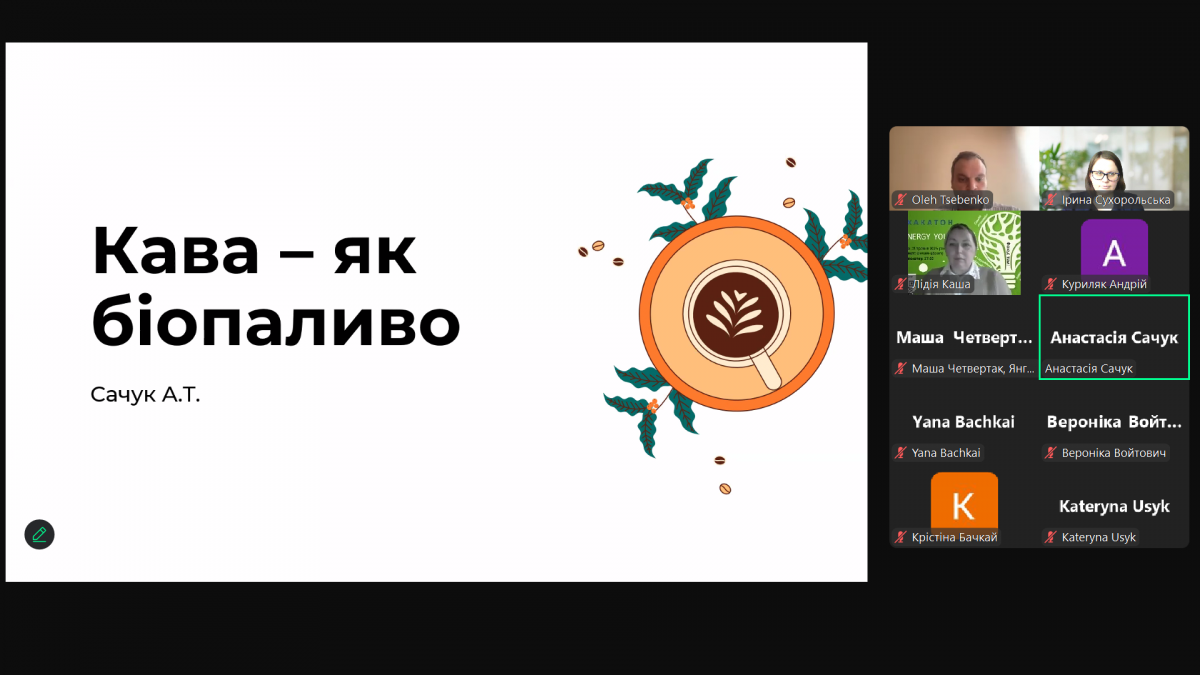 Скріншот з онлайн-хакатону