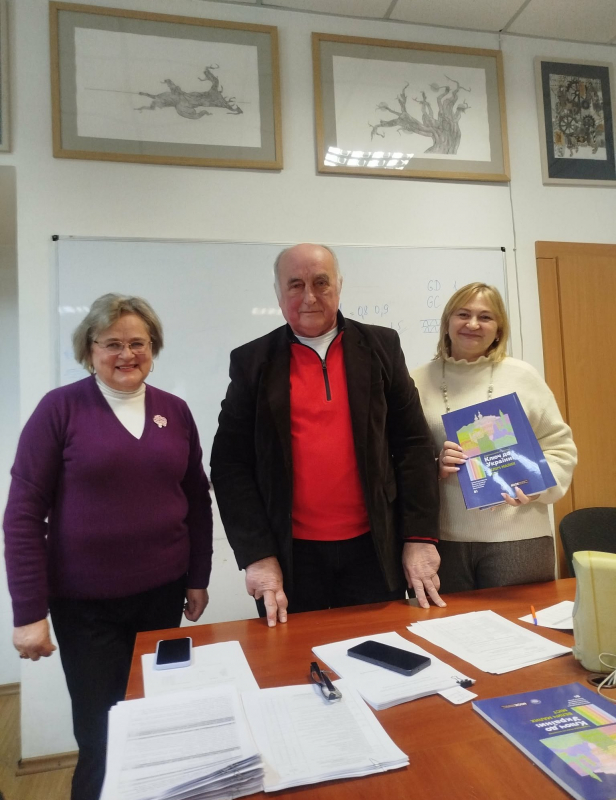 Фото із зустрічі на кафедрі ГМК