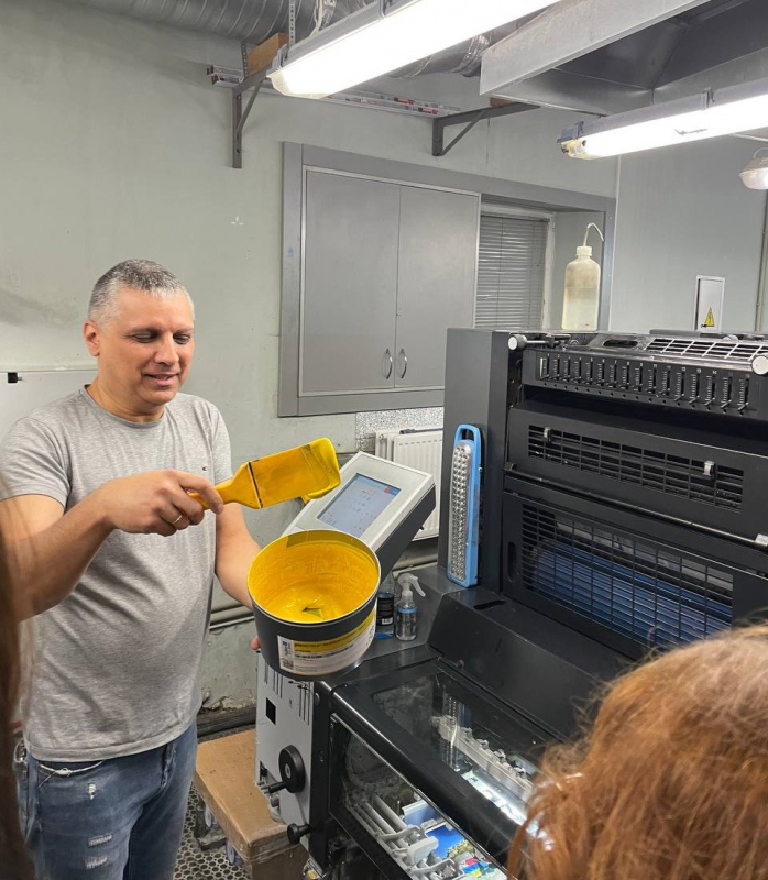 Фото з відвідин видавництва