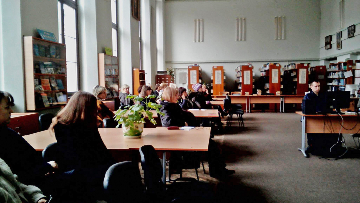 на семінарі «Буктрейлер – сучасна реклама книги»