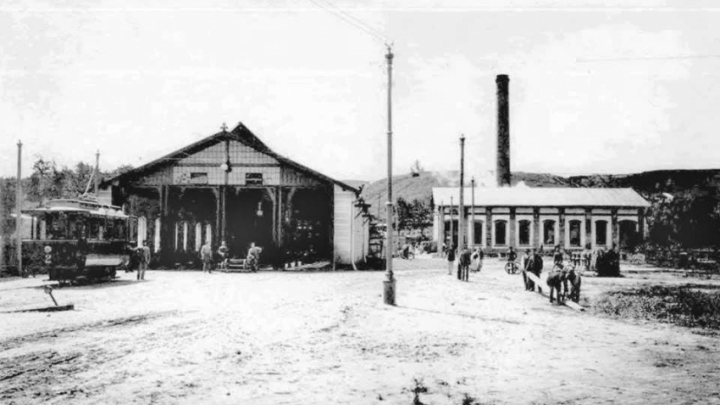Електростанція (перша) на Сахарова (1894)