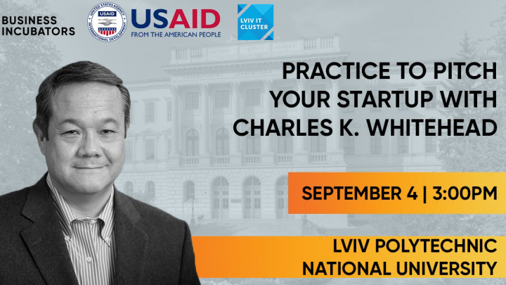 Practice to pitch your startup with Charles K. Whitehead