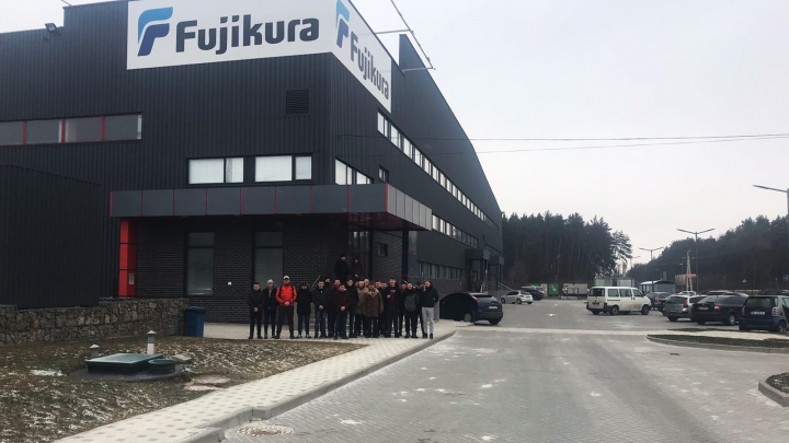 Студенти Автодорожнього коледжу побували на заводі «Fujikura»