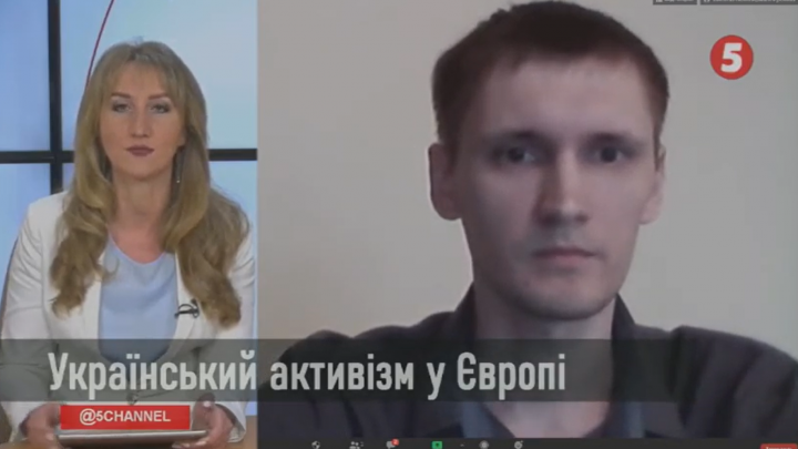  Юрій Марусик у телепередачі «ІнфоДень» на 5 Каналі (Львів)