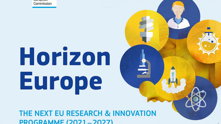 Банер програми «Горизонт Європа»