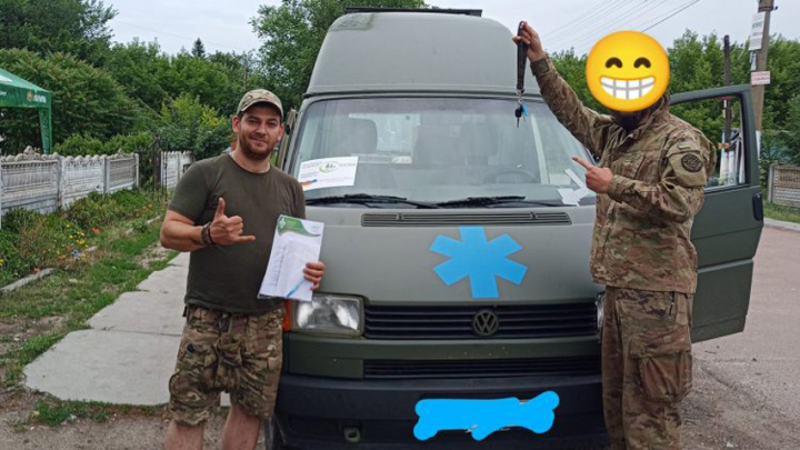 Медичний автомобіль для військових