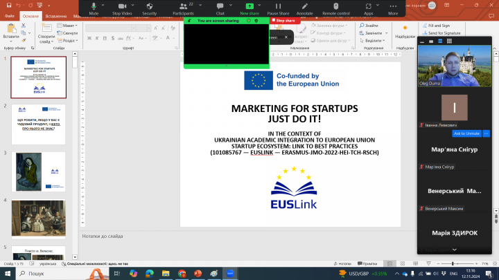 Студенти Стрийського фахового коледжу відкривають шлях у світ стартапів та підприємництва