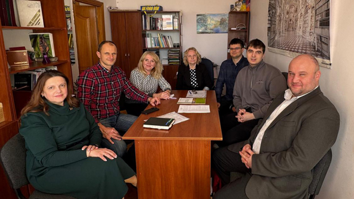 Фото із зустрічі на кафедрі ПТП