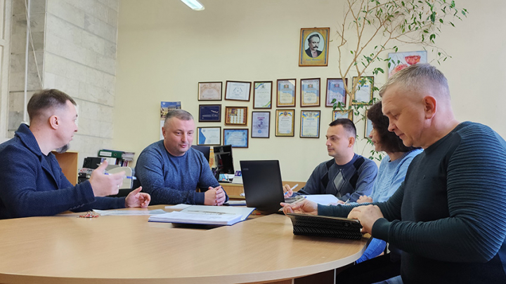 Фото із зустрічі на кафедрі УП