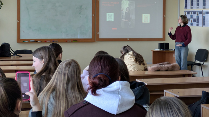 Фото із зустрічі на кафедрі СКІД