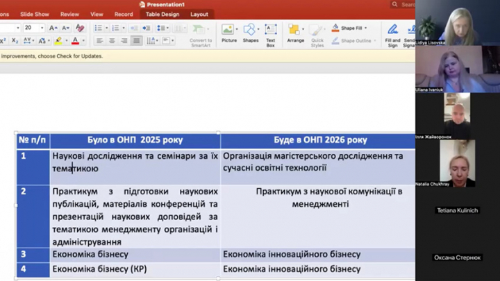 Скріншот з онлайн-семінару