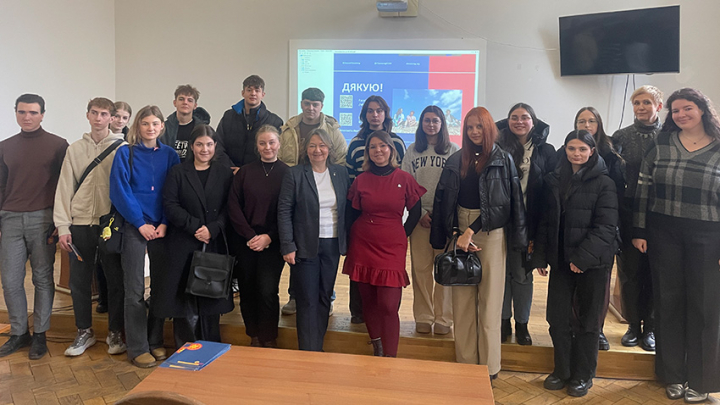 Фото із зустрічі у Львівській політехніці