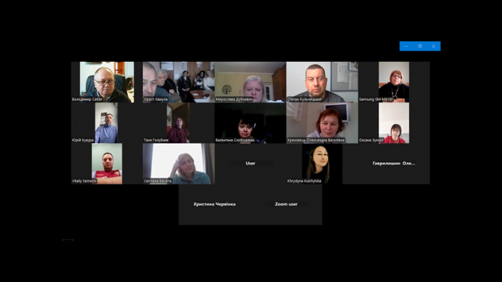 Скріншот з онлайн-заходу